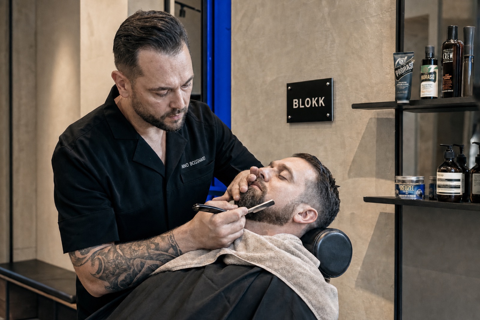 Nino Bosshard, Barber bei BLOKK